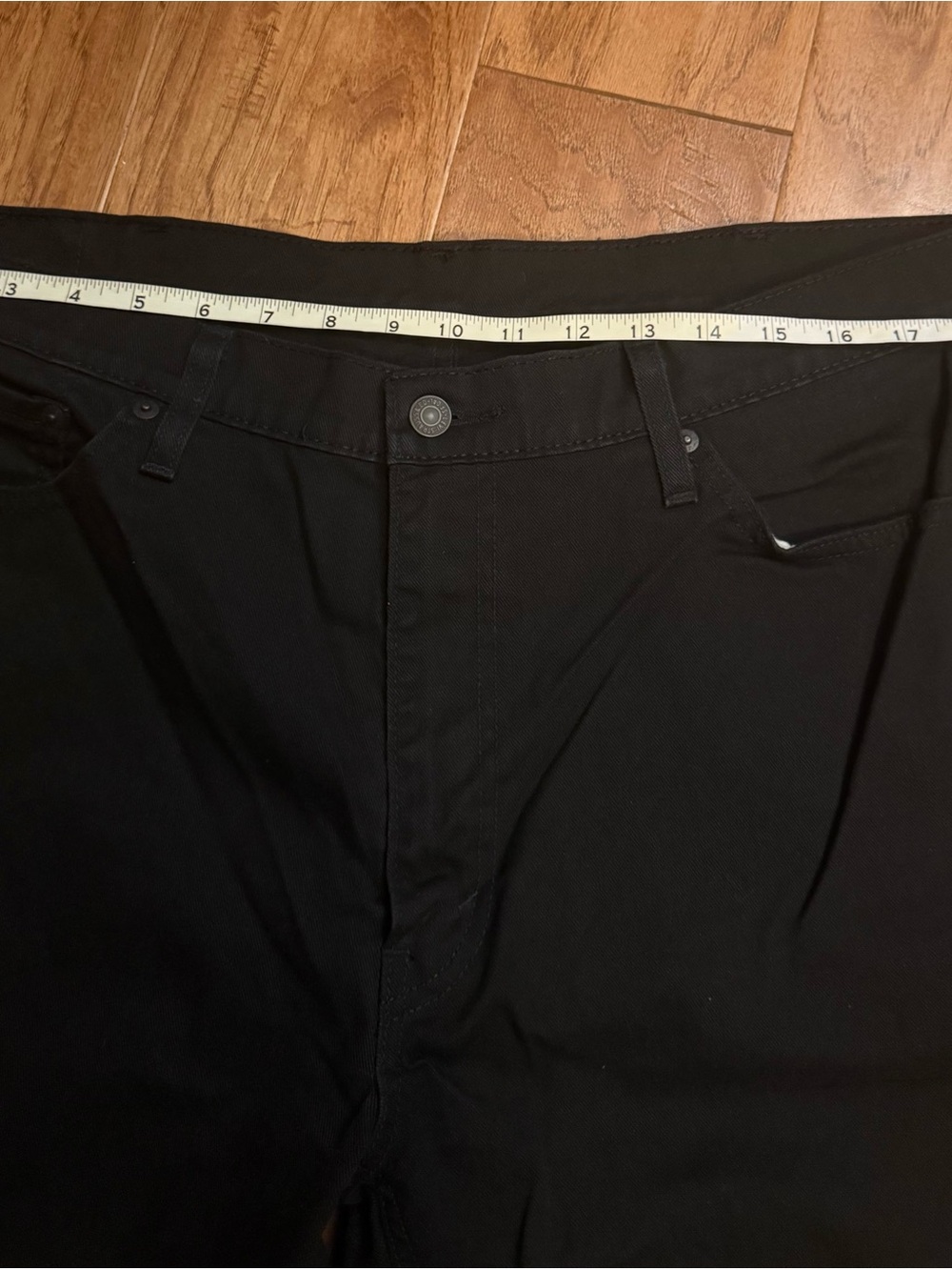 Levi's Black Straight-Leg Jeans - Picture 7 of 8